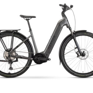 Raymon Tahona Diamond Low | Trekking E-Bike | 29" | 800Wh Bosch Performance CX | metalgrey / black / citron Größe: 53 cm