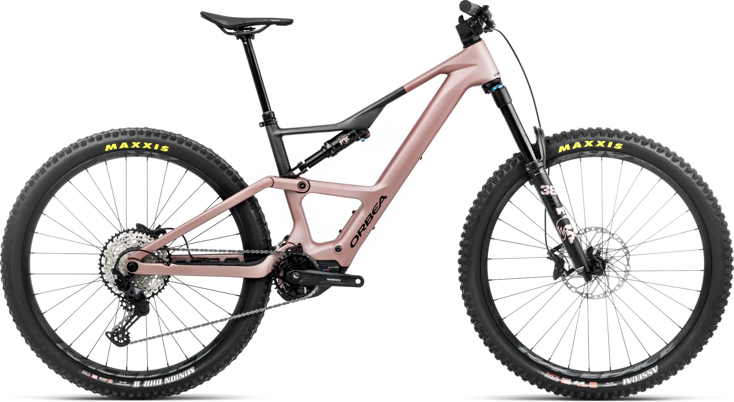 Orbea Rise LT M20 630Wh - 2025 - Desert Rose - Carbon Raw (Matt) | XL