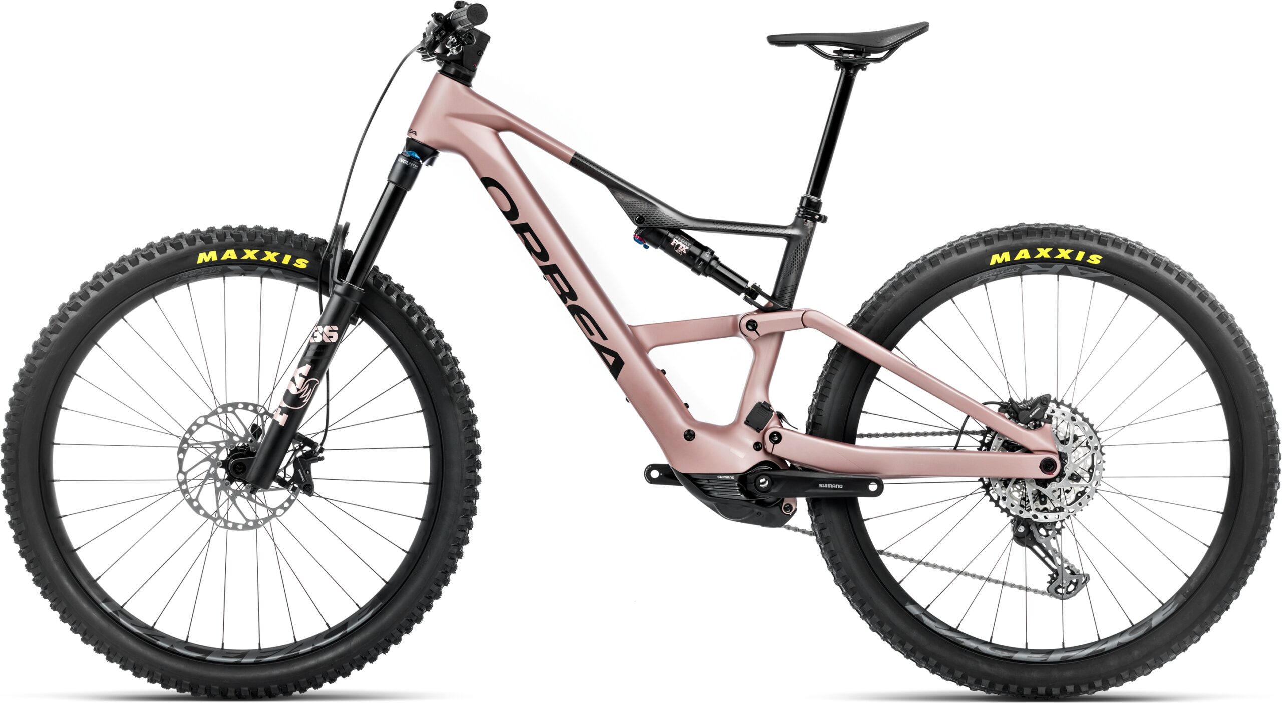 Orbea Rise LT M20 630Wh - 2025 - Desert Rose - Carbon Raw (Matt) | XL – Bild 2