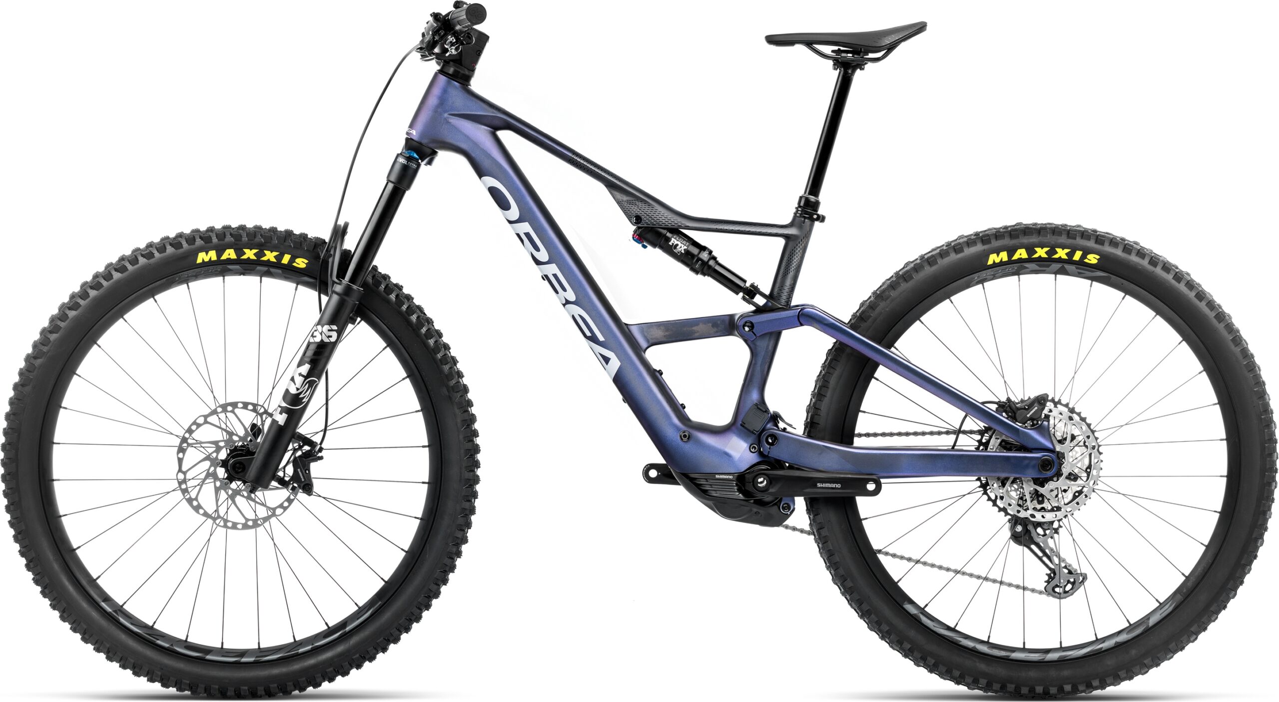Orbea Rise LT M20 630Wh - 2025 - Tanzanite Carbon View - Carbon Raw (Matt) | XL – Bild 2