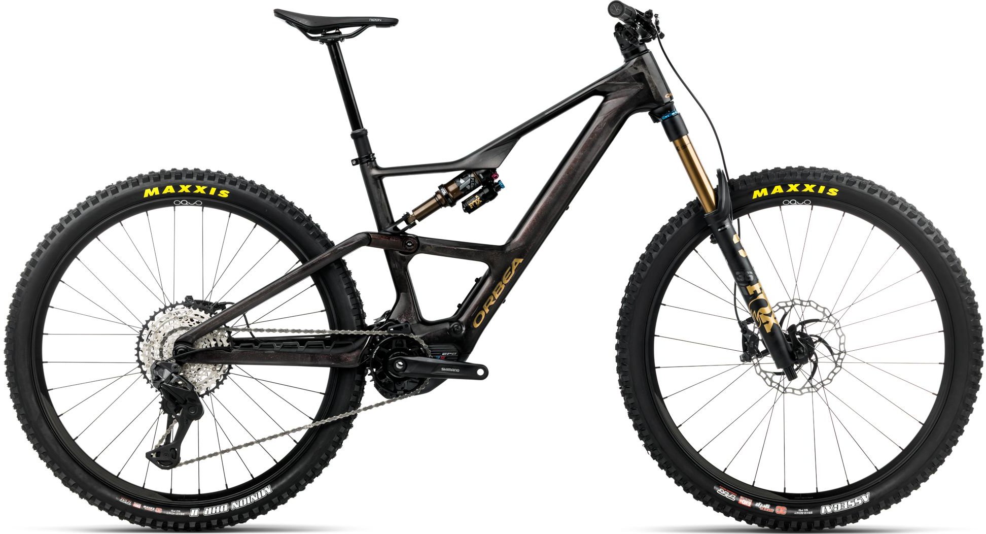 Orbea Rise LT M10 630Wh - 2026 - Cosmic Carbon View - Golden Sand (Gloss) | XL