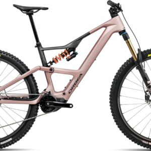 Orbea Rise LT M-TEAM XT Di2 630Wh - 2025 - Desert Rose - Carbon Raw (Matt) | L