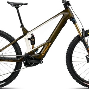 Orbea Wild M-TEAM - 2026 - Caramel Carbon View (Gloss) - Cream White (Matt) | M