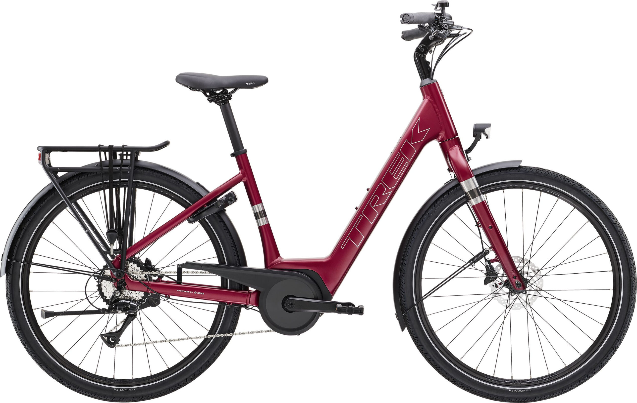 Trek Verve+ 1 Lowstep - 2026 - Matte Rage Red | L