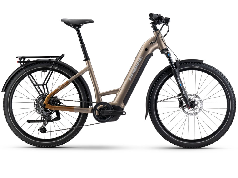 Winora Trekking 6.5 Low E-Bike | 27,5" | 600Wh Bosch CX | toffee / sand Größe: 38 cm
