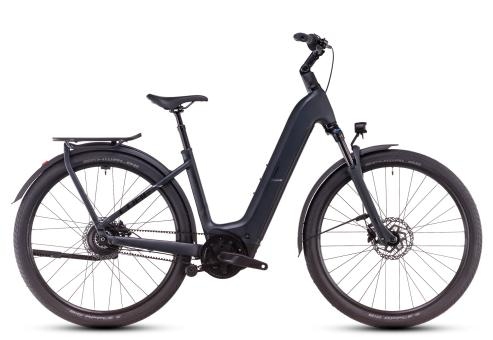 Cube Kathmandu Hybrid Comfort PRO 800 Wave 2025 | night´n´chrome | 58 cm | E-Cityräder