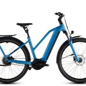 Cube Kathmandu Hybrid Comfort PRO 800 Trapez 2026 | azure´n´black | 46 cm | E-Cityräder