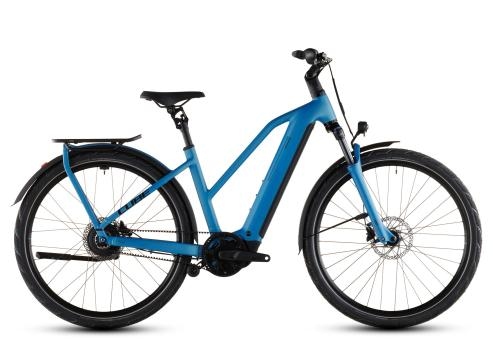 Cube Kathmandu Hybrid Comfort PRO 800 Trapez 2026 | azure´n´black | 46 cm | E-Cityräder