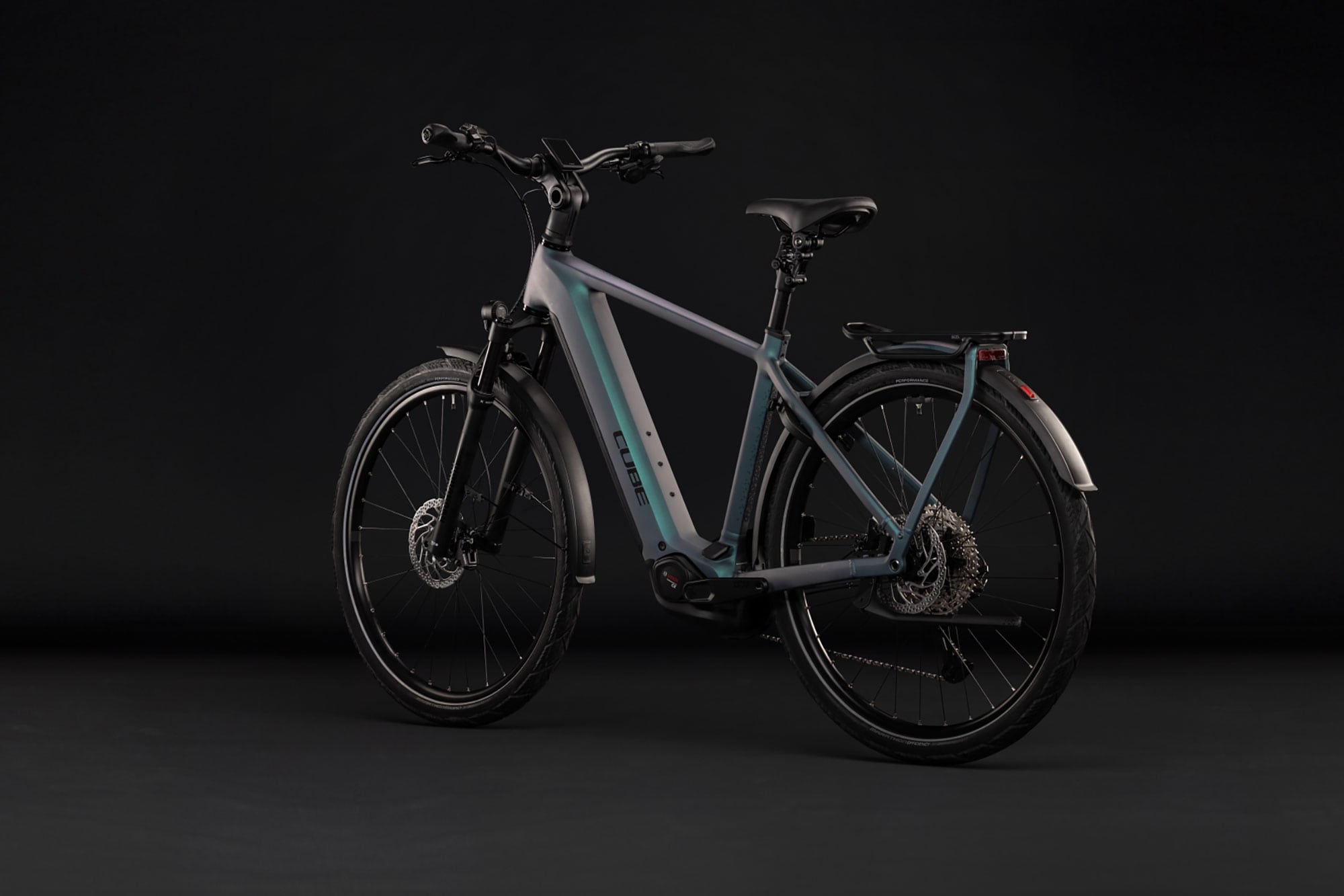 Cube Kathmandu Hybrid Pro 800 2027 | smaragdgrey´n´black | 54 cm | E-Trekkingräder – Bild 2