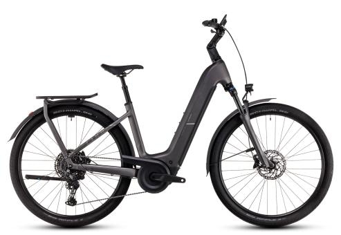 Cube Kathmandu Hybrid PRO 800 Wave 2025 | slabgrey´n´chrome | 62 cm | E-Trekkingräder