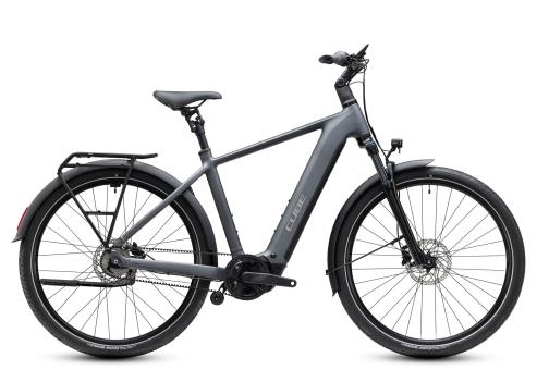 Cube Touring Hybrid Deluxe SLX 800 2027 | slabgrey´n´chrome | 54 cm | E-Cityräder