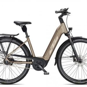 KTM Macina City P610 RT Wave 2025 | oak matt/champagne orange | 46 cm | E-Cityräder