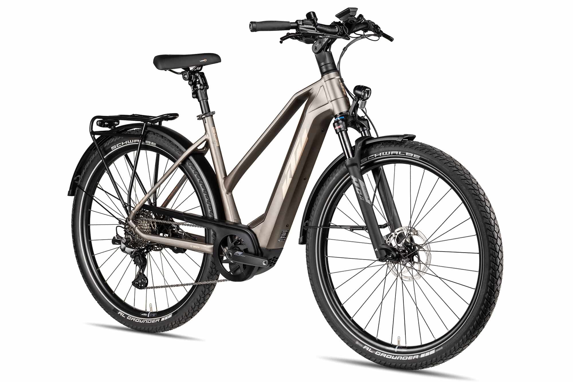 KTM Macina Gran 710 Trapez 2025 | oak matt/champagne orange | 46 cm | E-Trekkingräder – Bild 2