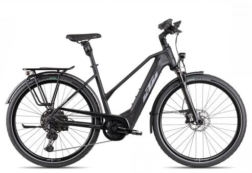 KTM Macina Style 720 Trapez 2025 | black matt/grey green | 46 cm | E-Trekkingräder
