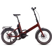 Cube Fold Hybrid 500 - 20 Zoll 500Wh 10K Faltrad - merlotred´n´reflex