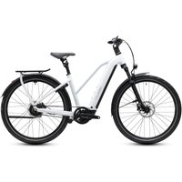 Cube Kathmandu Hybrid Deluxe Pro 800 - 28 Zoll 800Wh Enviolo Trapez - metallicwhite´n´chrome