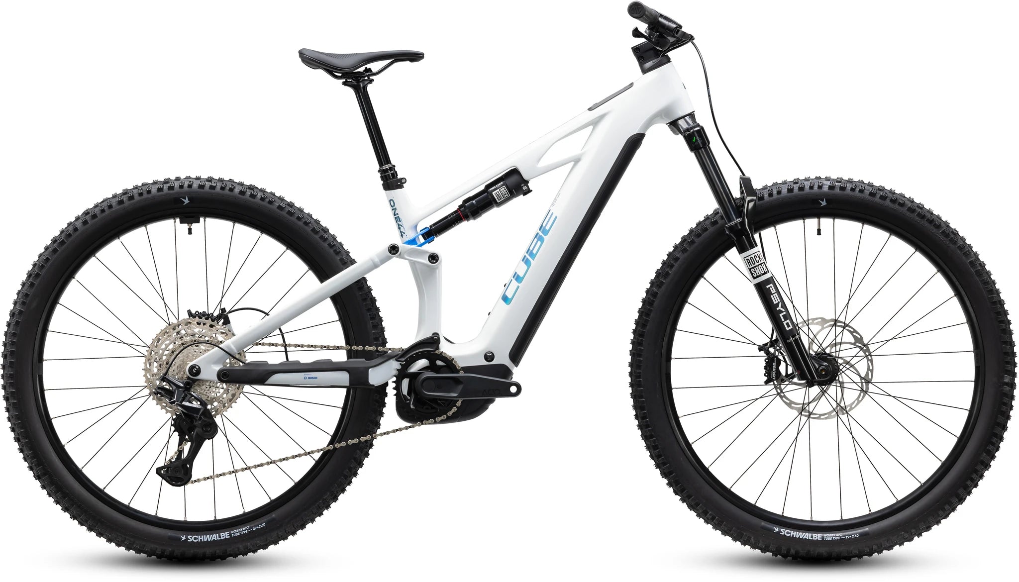 Cube Stereo Hybrid ONE44 HPC Pro 800 metallicwhite´n´blue 2027 M