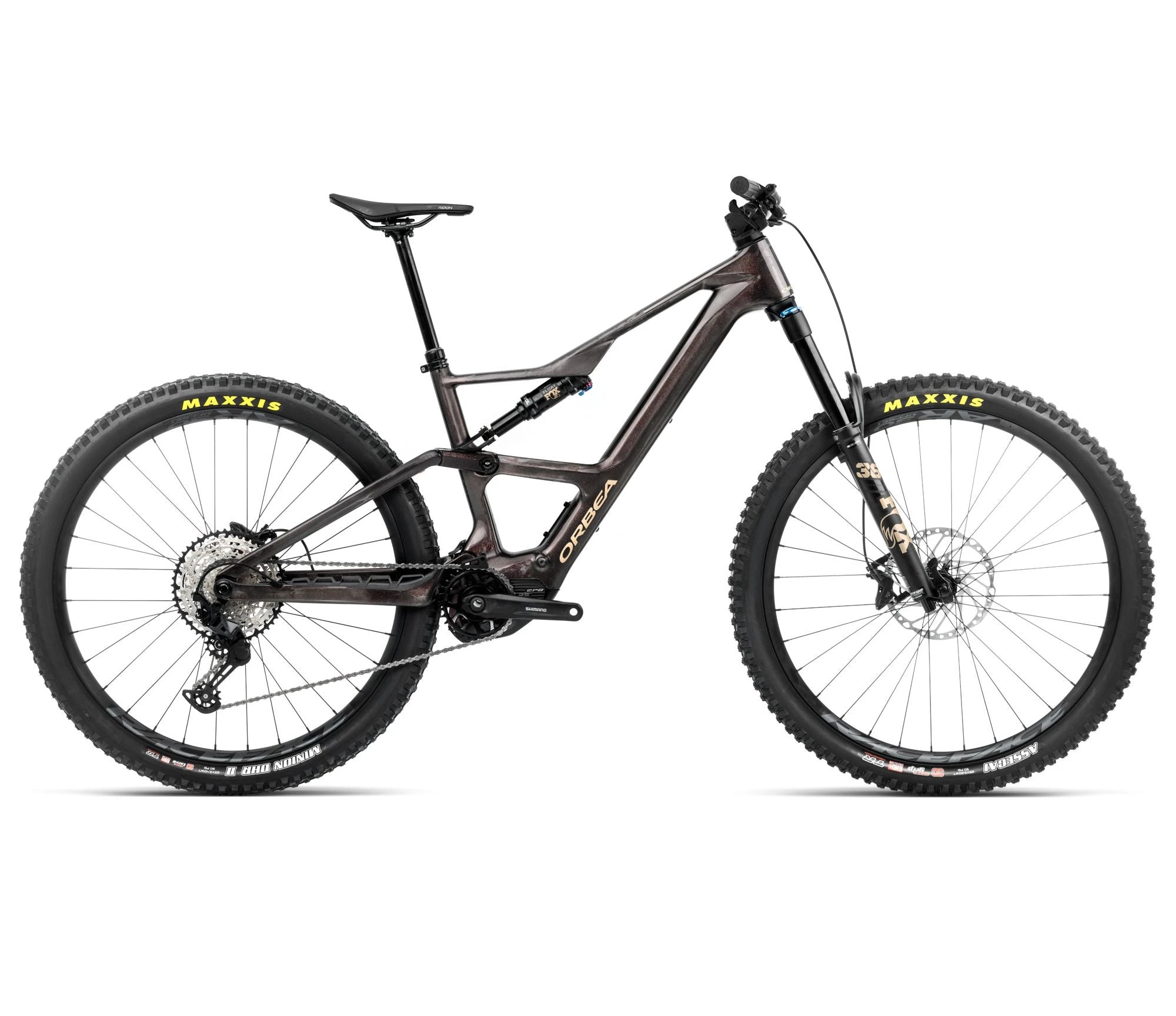 Orbea Rise LT M20 630W Cosmic Carbon View - Golden XL