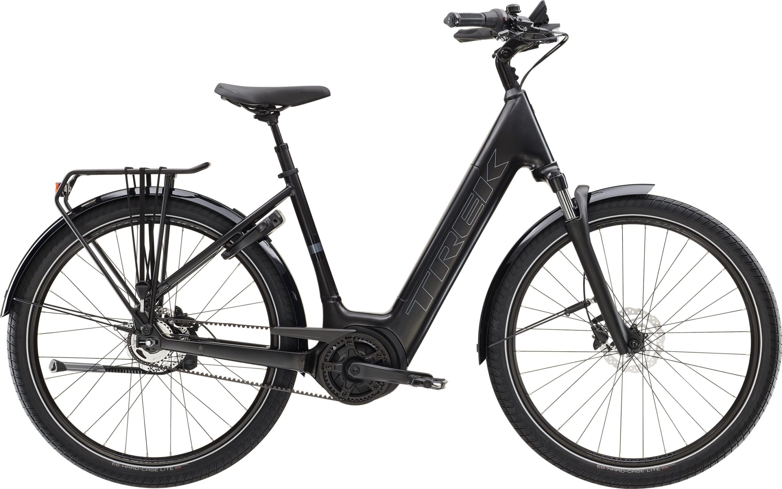 Trek District+ 4 Lowstep - 2026 - Trek Black Satin | XL | 545Wh