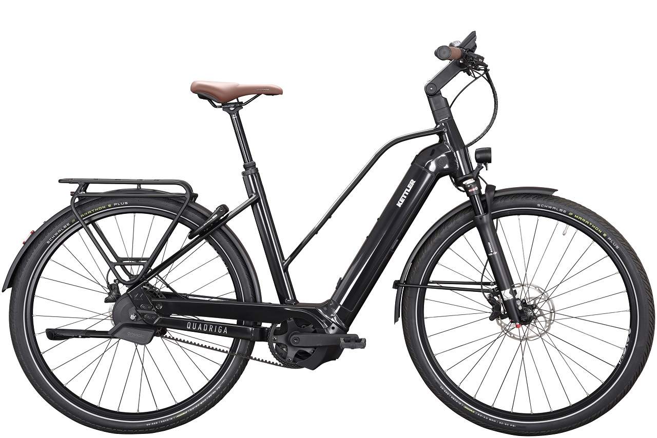Kettler Quadriga Pro Belt Automatic 750 Wh Damen Trapez schw