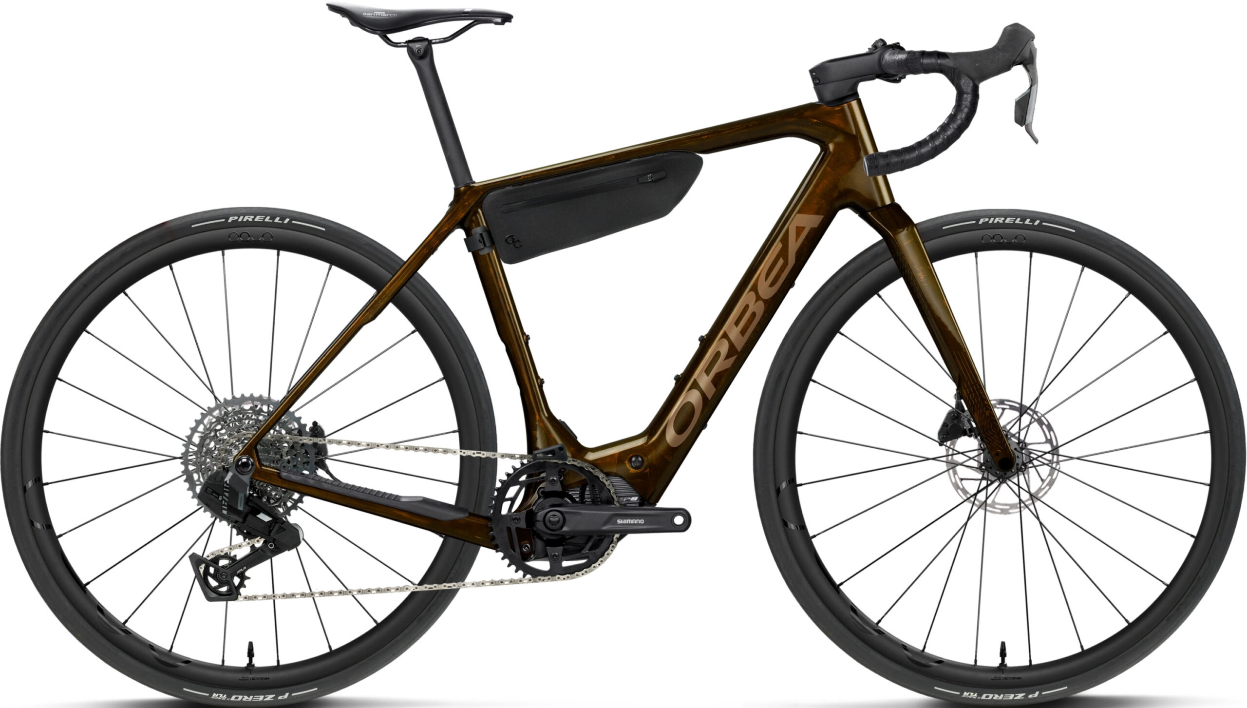 Orbea Denna M31e - 2027 - Caramel C. View (Gloss) - Metallic Gold (Gloss) | L