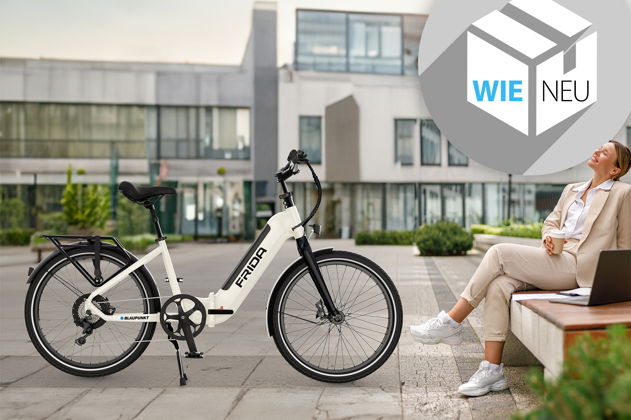 Blaupunkt FRIDA – E-Klapprad (Versandrückläufer, unbenutzt wie neu)