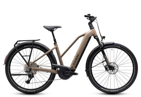 Cube Nuride Hybrid Pro 800 Trapez 2027 | cappuccino´n´black | 46 cm | E-Trekkingräder