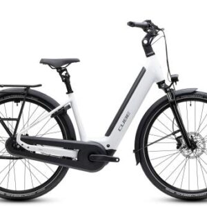 Cube Supreme RT Hybrid Comfort EX 600 2027 | metallicwhite´n´reflex | 46 cm | E-Cityräder