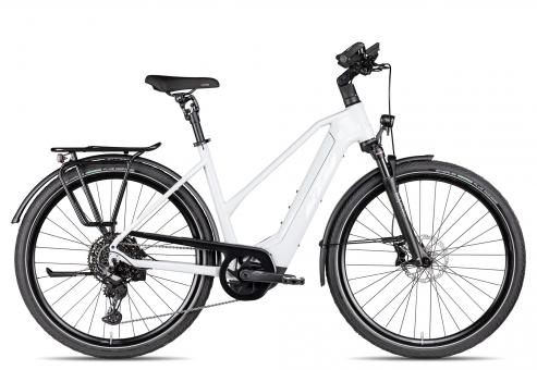 KTM Macina Style X Pro Trapez 2025 | lightgrey/white blue | 51 cm | E-Trekkingräder