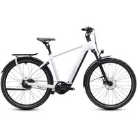 Cube Kathmandu Hybrid Deluxe Pro 800 - 28 Zoll 800Wh Enviolo Diamant - metallicwhite´n´chrome