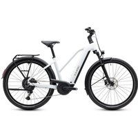Cube Touring Hybrid ONE 600 - 28 Zoll 600Wh 11K Trapez - metallicwhite´n´chrome